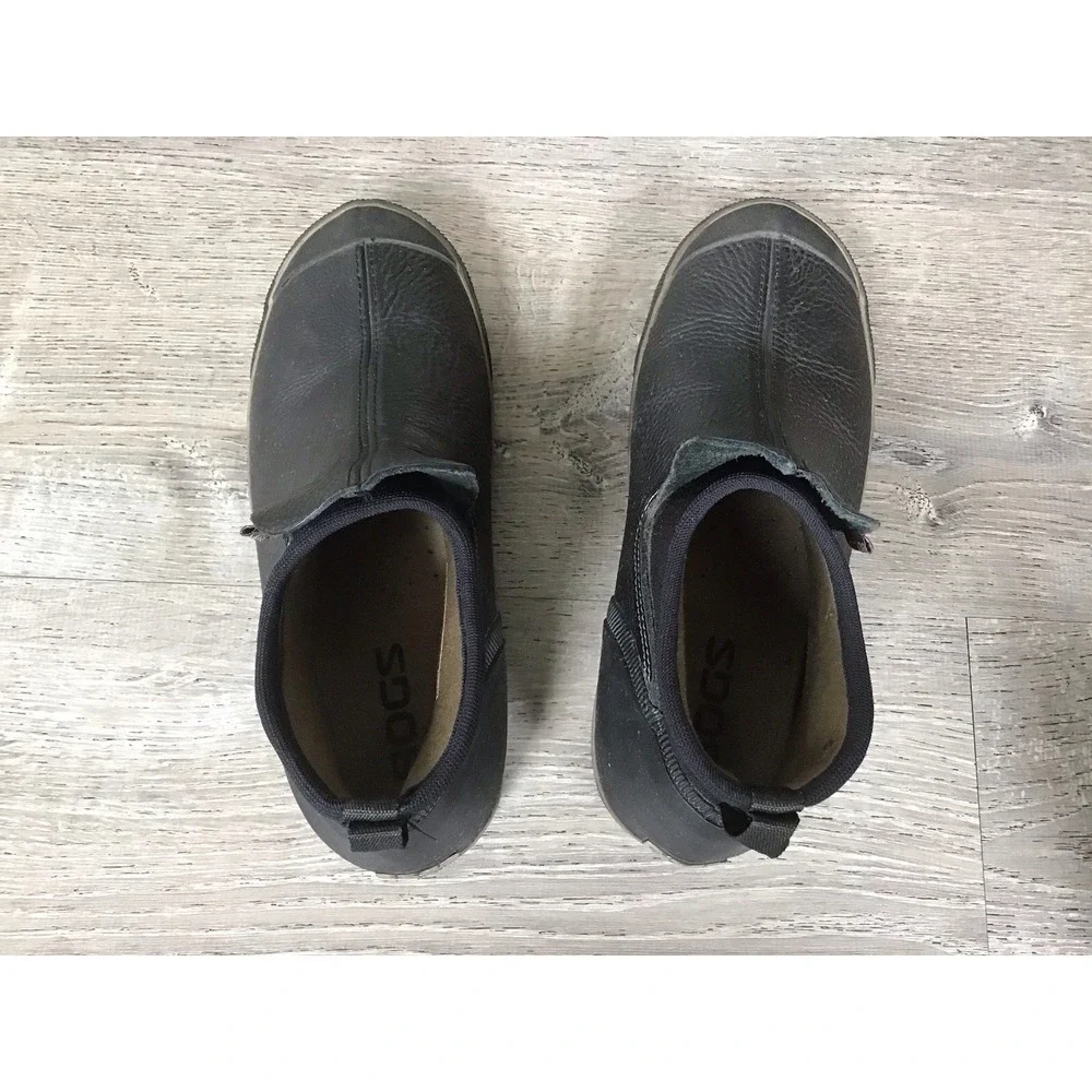 Bogs Charlotte Womens Size 9 Winter Snow Boots Black Ankle Boot 52027